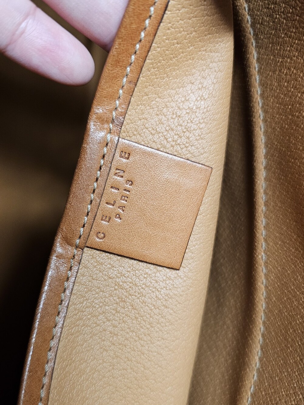 Celine Macadam Coated Canvas Clutch Bag - Picture 2 of 8